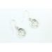 Traditional Women's 925 Sterling Silver OM Dangle Earrings